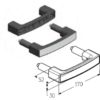 Ручка скоба HGI-40.006 ALUTECH