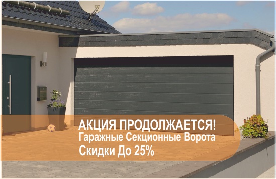 Гаражные секционные ворота